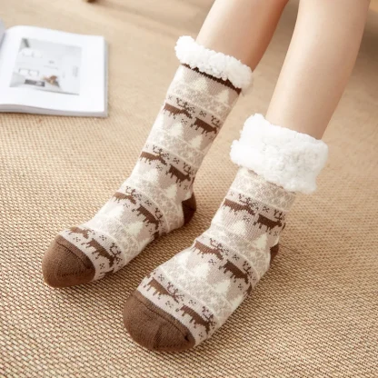 Holiday Cheer Cozy Fuzzy Socks