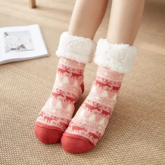 Holiday Thermal Cozy Fuzzy Socks
