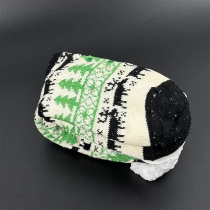 Christmas Deer Tree Cozy Fuzzy Socks - Image 4