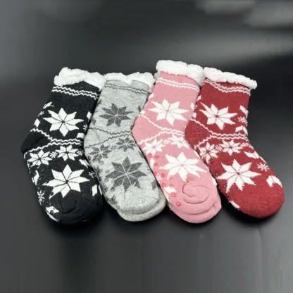 Festive Christmas Cozy Fuzzy Socks - Image 3