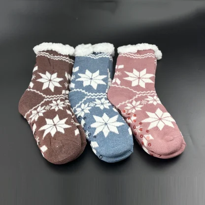 Festive Christmas Cozy Fuzzy Socks