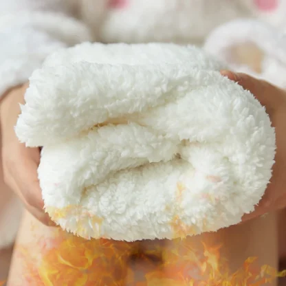 Knitted Thermal Cozy Fuzzy Socks - Image 5