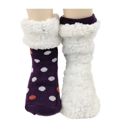 Plush Home Dot Cozy Fuzzy Socks