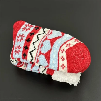 Funny Stripe Cozy Fuzzy Socks - Image 4