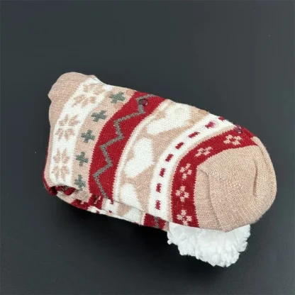 Funny Stripe Cozy Fuzzy Socks - Image 6