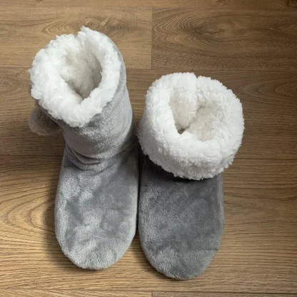 Winter Cozy Fuzzy Slipper Socks - Image 2