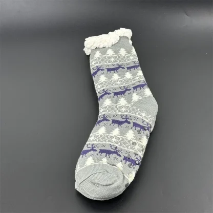 Funny Flannel Cozy Fuzzy Socks - Image 3