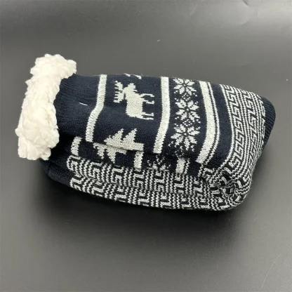 Funny Flannel Cozy Fuzzy Socks - Image 4