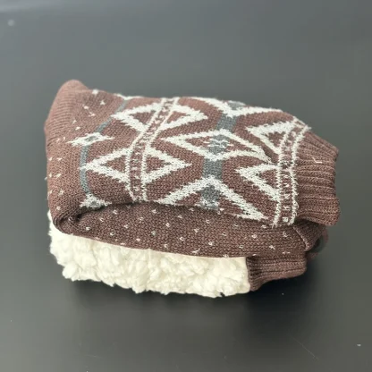 Warm Snowflake Cozy Fuzzy Socks - Image 3