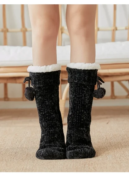Lounge Slipper Cozy Fuzzy Socks