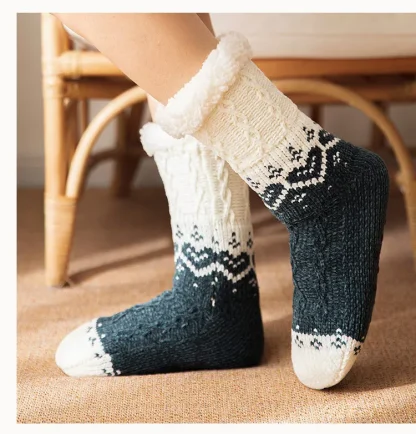 Fluffy Heart Love Cozy Fuzzy Socks - Image 3
