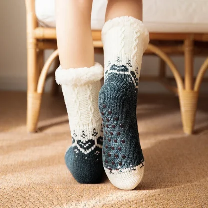 Fluffy Heart Love Cozy Fuzzy Socks - Image 4