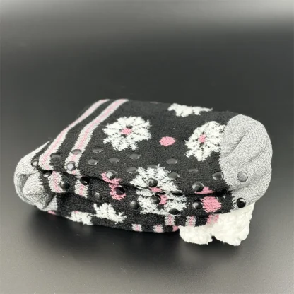Comfort Snowflake Cozy Fuzzy Socks - Image 4