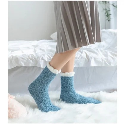 Thermal Bliss Cozy Fuzzy Socks