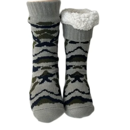 Camouflage Style Cozy Fuzzy Socks - Image 2
