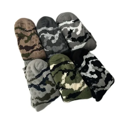 Camouflage Style Cozy Fuzzy Socks - Image 4