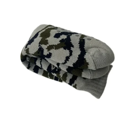 Camouflage Style Cozy Fuzzy Socks - Image 6