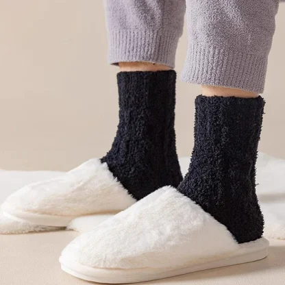 Thick Fluffy Soft Cozy Fuzzy Socks - Image 4