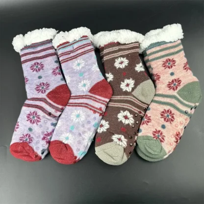Christmas Comfort Cozy Fuzzy Socks - Image 3
