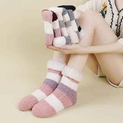 Cloud-Like Warmth Cozy Fuzzy Socks - Image 4