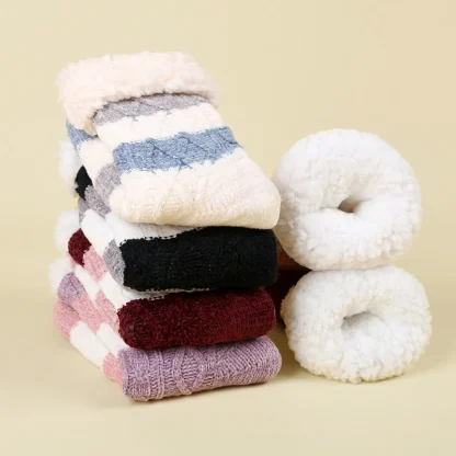 Cloud-Like Warmth Cozy Fuzzy Socks - Image 6