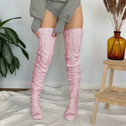 Thigh High Long Cozy Fuzzy Socks - Image 3