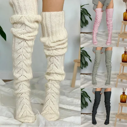 Thigh High Long Cozy Fuzzy Socks - Image 5