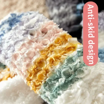 Patterned Fleece Cozy Fuzzy Socks - Image 6